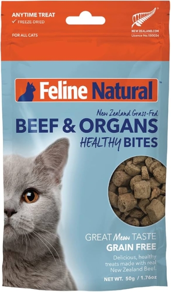 Feline Natural Freeze-Dried Beef Healthy Bites