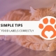 10 Simple Tips to Read Cat Food Labels Correctly