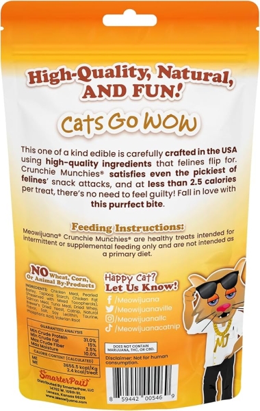 Meowijuana Crunchie Munchie Cat Treats