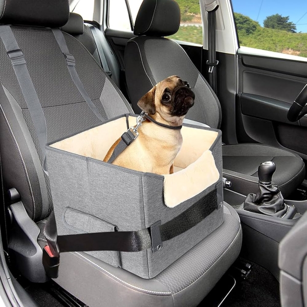 Secure Dog Booster Seats with Safety Straps